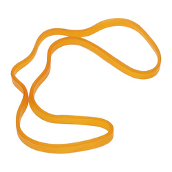 Modeling rubber - ring 145mm x 3mm - with silicone - brown