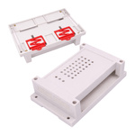 Universal housing 145x90x40mm for electronics with ventilation - for DIN rail