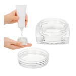 Square container 3ml - Plastic box - Screw-on organizer