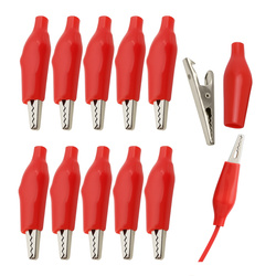 Insulated Measuring Crocodile Red 28mm 10pcs In Insulation