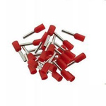 VE7508 sleeved cable terminal with insulation - red 1mm2 - 100pcs - Konektor