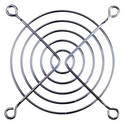 Fan guard - 40mm - chrome grille - grill