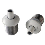 Lamp steel cable lock - white - steel cable stopper - lock with ball