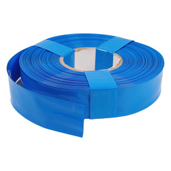 Folia termokurczliwa - rękaw PVC szer. 25mm - niebieska  - 1mb