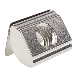 Hammer nut M8 with spring lock for profiles 4040