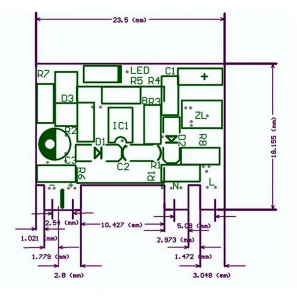 Przetwornica AC-DC - 230V na 5V 700mA