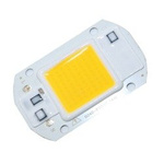 LED COB 20W - 230V - warm white light - for halogen and floodlights