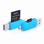 USB OTG adapter - MicroUSB - SD/T-Flash card reader - OTG card reader