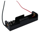 Battery basket 1xAA (R6 1.5V) - cube basket with wires