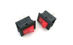 15x10mm rocker switch - red - 2PIN - 250VAC/3A - ON-OFF