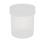 PP Screw-On Container - 500ml - Semi-transparent - Round