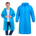 Eva Raincoat 70x120cm Blue Unisex Hooded Cloak