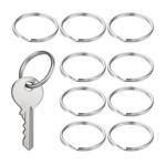 Key Ring Keyring Base 10pcs 20mm Silver Ring