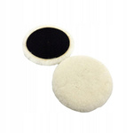 Polishing fur 125mm - white - plush - polishing sponge