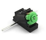 DC 130 3V brush motor with worm gear - two-axis - for building robots and DIY projects
