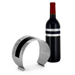 Stainless steel wine thermometer - metal thermometer from 4°C to 24°C - wine temperature gauge