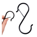 S-type hook with buckle - 90mm - railing hook with security - hook