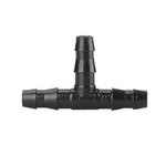 Hose connector - T-piece 5x5x5mm - Connector for plant irrigation system - black