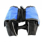 Double bike pannier - Frame bag - blue - phone case