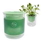 Pot With Irrigation System PEARL Green 8cm Self Watering Pot