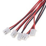 Balancer Plug XH 1S 2P With 10cm Wire - Balancer Red/Black Connector
