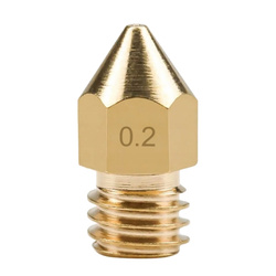 Nozzle 0.2mm M6 - Filament 1.75mm - H13mm - Conical - RepRap E3D V5 V6