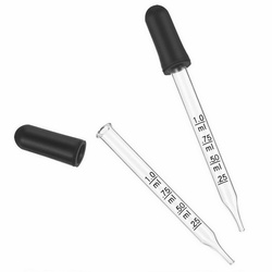 Straight Glass Dropper - 1ml - Glass Pipette with Dropper