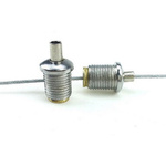 Lamp steel cord lock - chrome-plated - steel cord stopper - ball lock