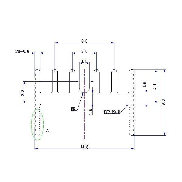 Radiator do sterownika Stepstick A4988 Radiator aluminiowy TO220
