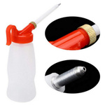 Oil bottle 180ml with slanted applicator - liquid dispensing container