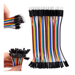 Przewody kable zworki DuPont M-F 40 szt 10cm - męsko-żeńskie