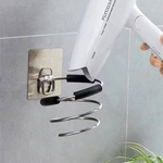 Hair dryer holder - stainless steel - Wall hanger