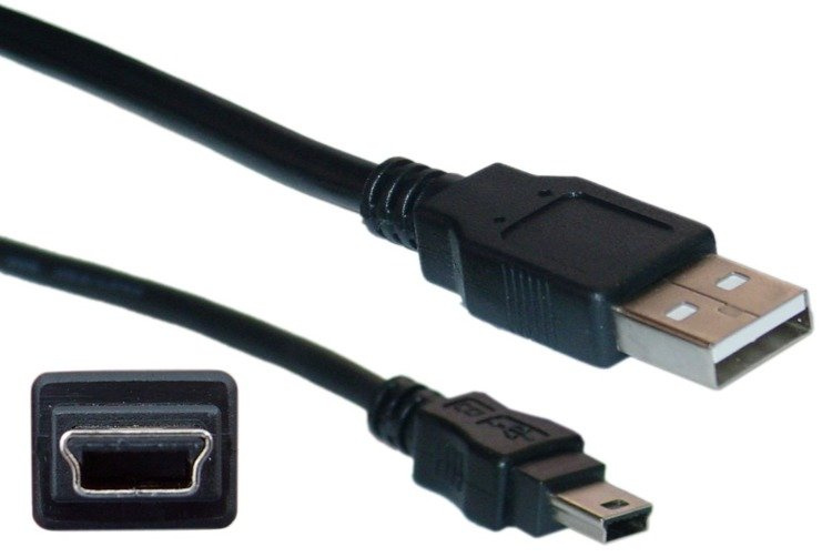 Kabel USB - mini USB - szczegółowe zastosowanie