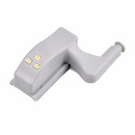 Automatic LED cabinet light for cabinet door hinge - cold white