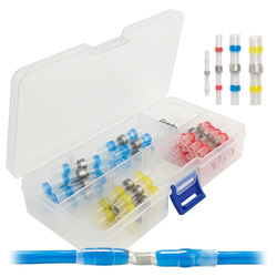 Set of 100pcs - Quick connector with tin - quick connectors for connecting wires