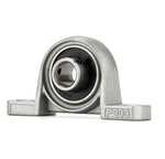 Self-aligning bearing in aluminum housing - KP000 - 10mm - shaft support