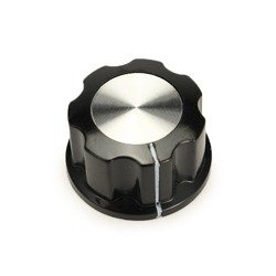 Pokrętło do potencjometru MF-A03 - gałka bakelitowa z rdzeniem miedzianym 6.20 mm