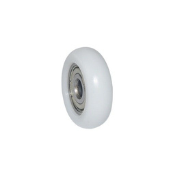 Guide wheel 6x28x8mm - 6mm axle - nylon - bearing - for 3D duo machines and machines