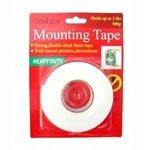Double-sided foam tape 16mm x 2m - white - Mounting tape with adhesive