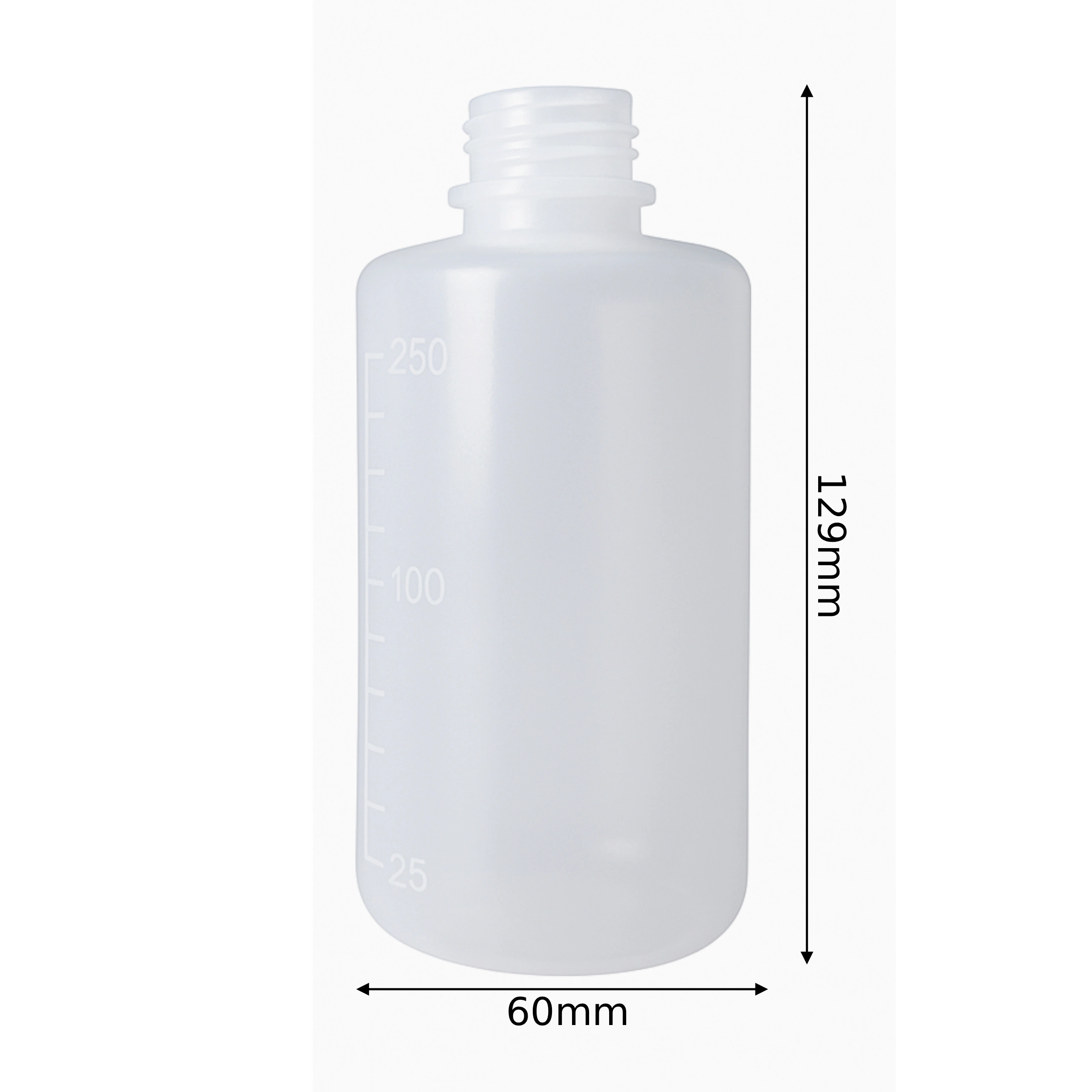 butelka ldpe 250ml wymiary