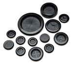 Rubber plug - for 27mm hole - black