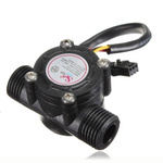 Liquid flow sensor, water 1-30l/min - 1/2' - flow meter YF-S201