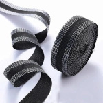 Self-adhesive tape for shortening pants - black - 50 m - without sewing