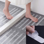 Anti-slip bathroom stickers - 5 pieces - transparent - runner