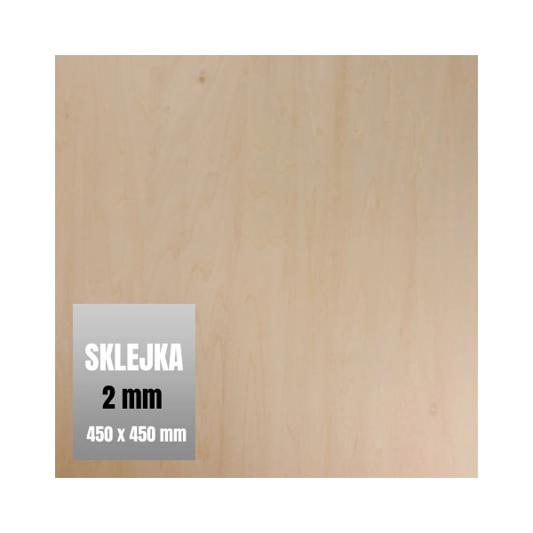 Sklejka 2mm 450x450 mm - doskonały wybór dla artystów