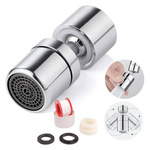 Rotary Perlator On Tap Extension -Silver - Water Faucet