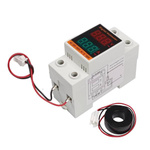DIN Rail Single Phase Ammeter For Distribution Cabinets 20-500V 100A