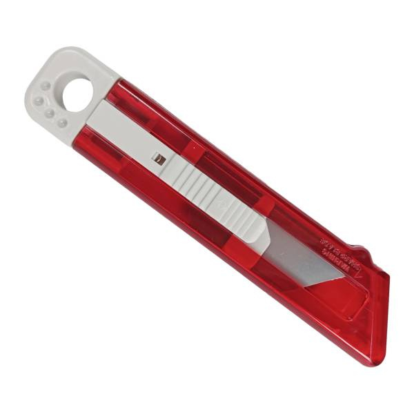 Nożyk uniwersalny - mechanizm automatycznego chowania ostrza