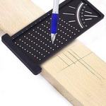 3D woodworking ruler - Hole positioning tool