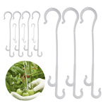 Hooks for Hanging Plants - Transparent - 12.5cm - Plastic 10pcs